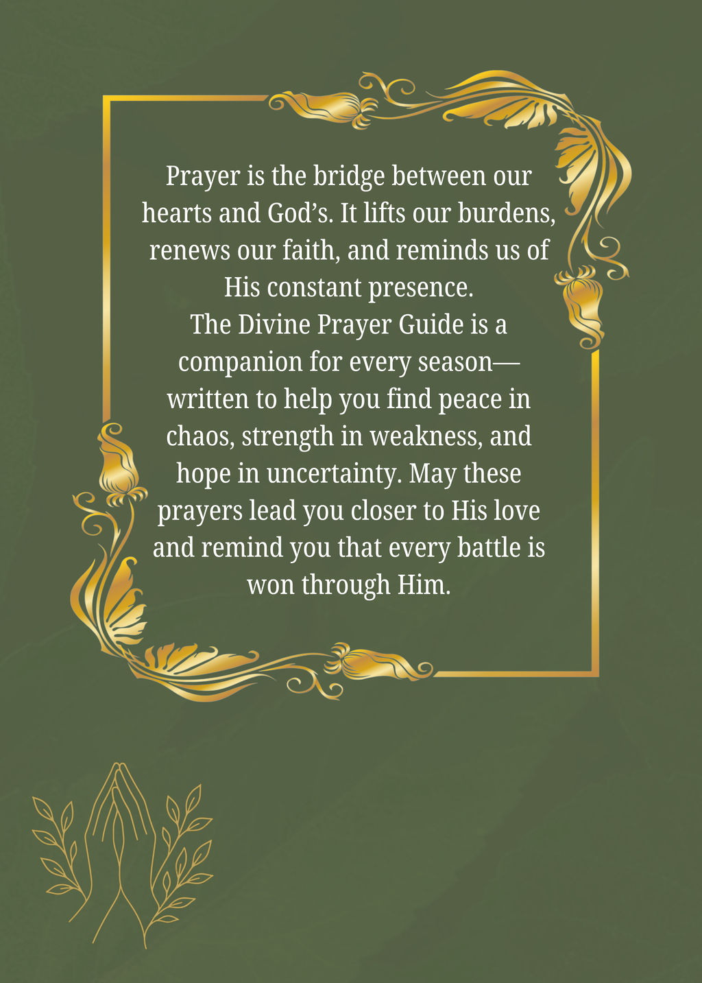 The Divine Prayer Guide